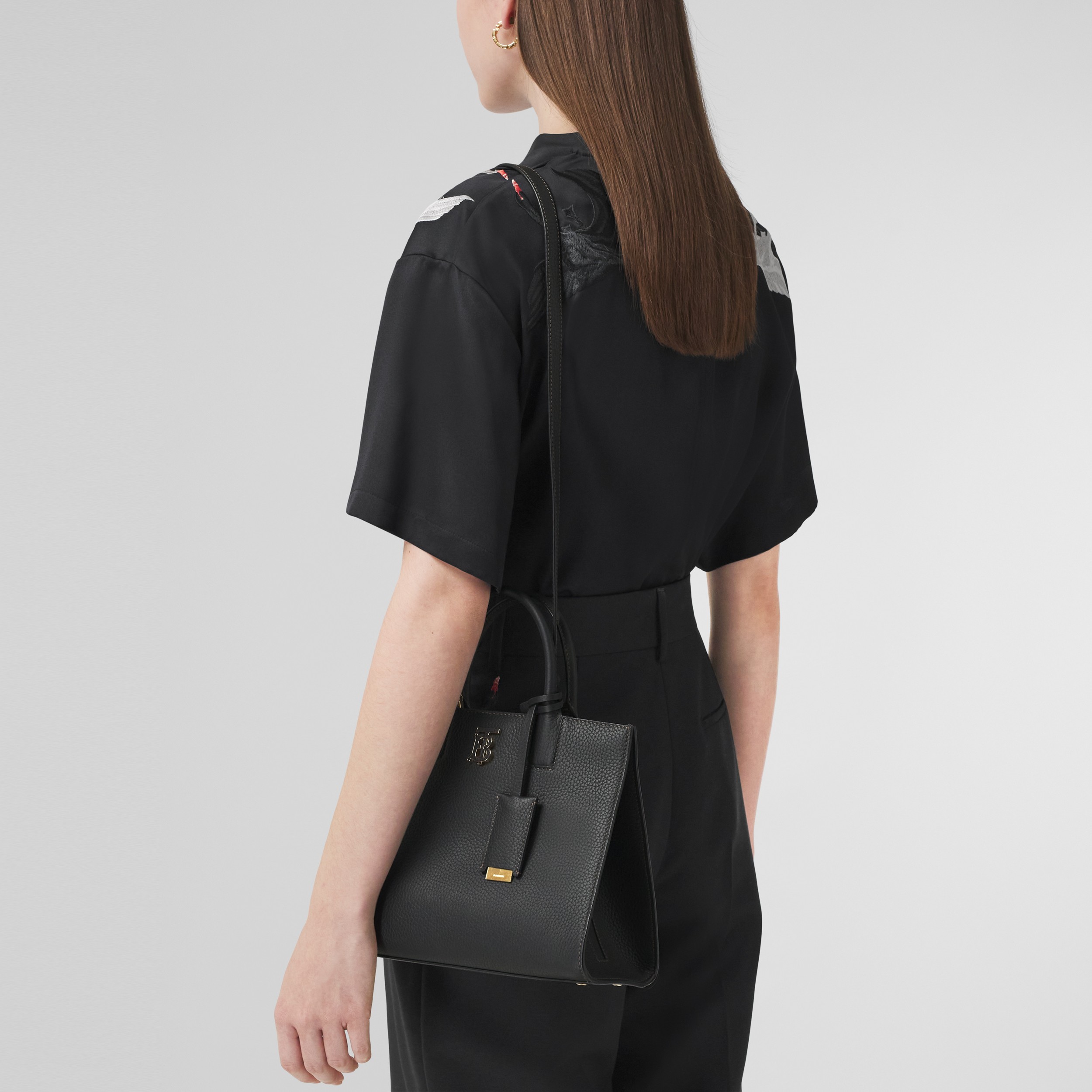Mini sac Frances en cuir (Noir) - Femme | Site officiel Burberry® - 3
