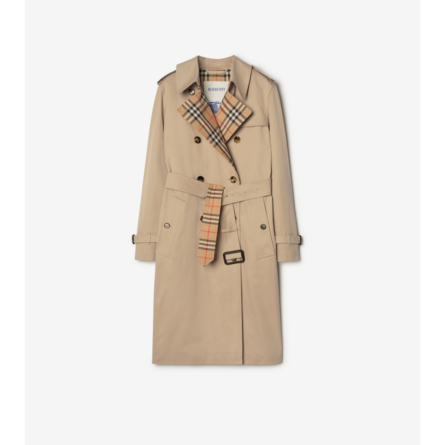 Long Gabardine Lakefield Trench Coat