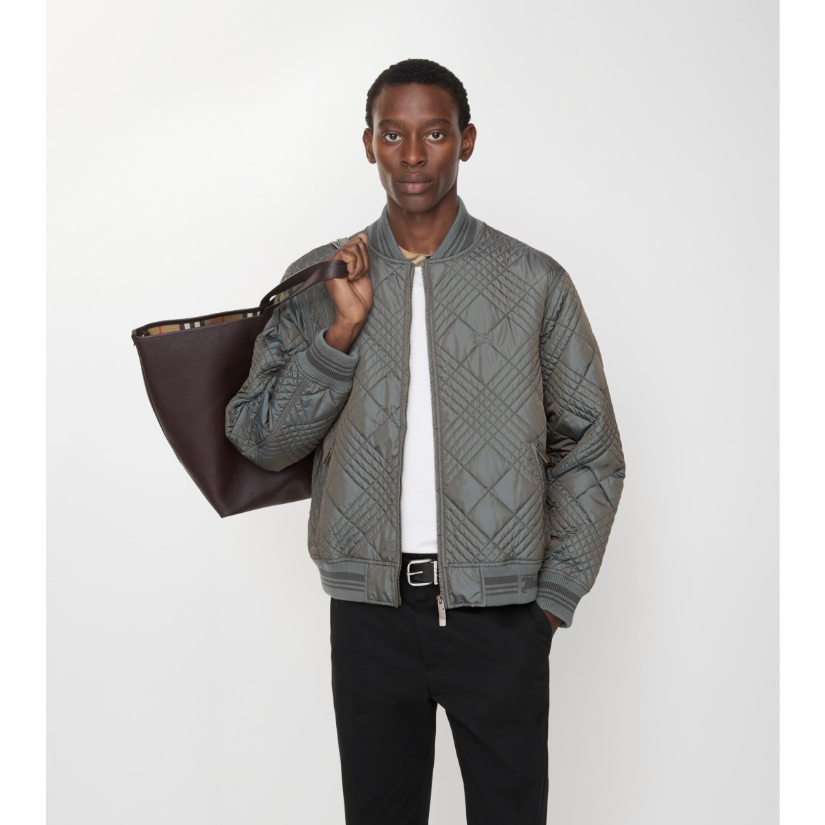  Check Micro -stitch Rakewood Bomber Jacket