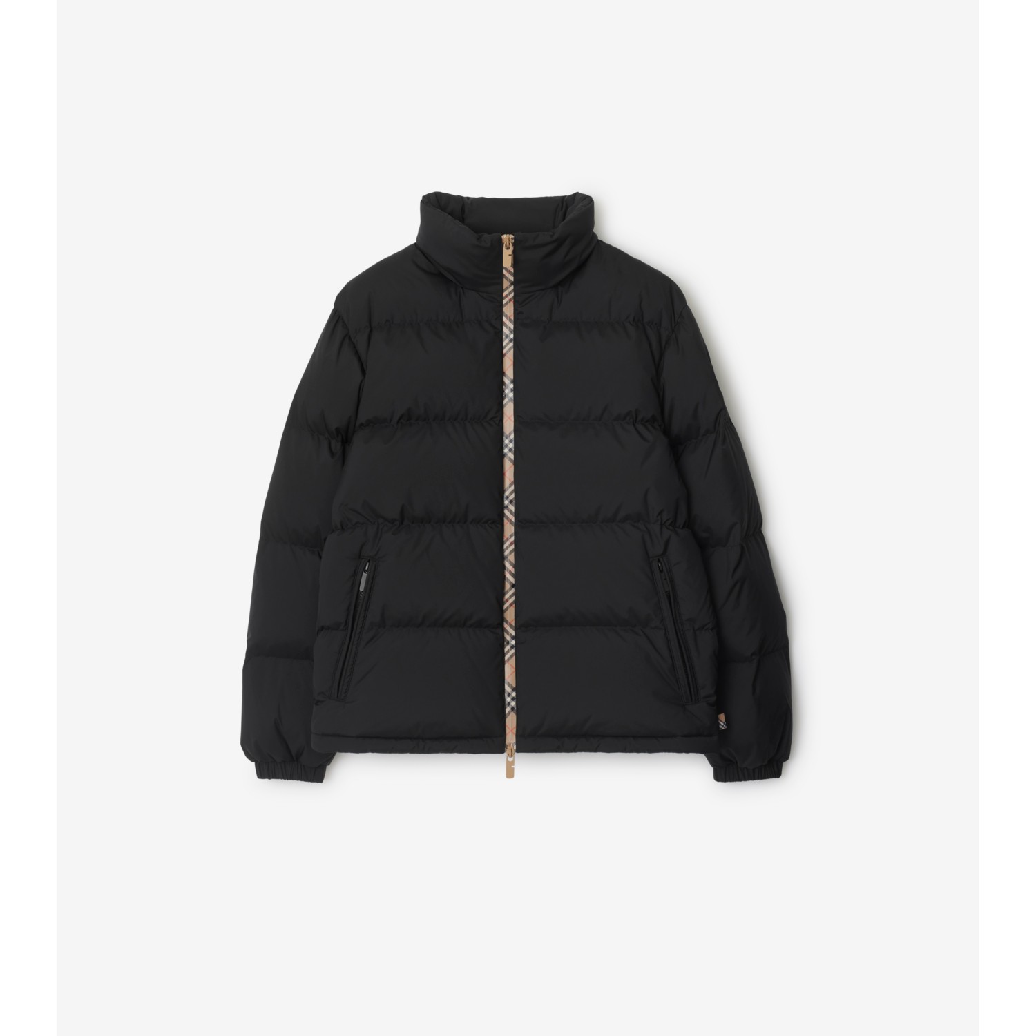 Checker-tape Snowdon Puffer Jacket