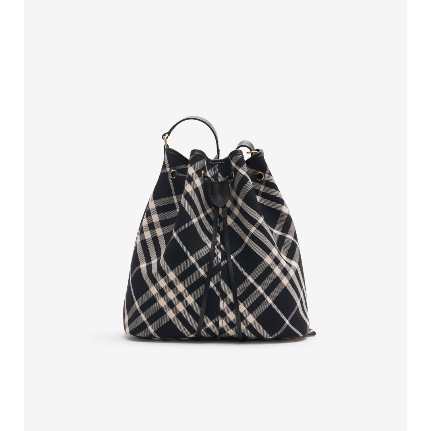 Medium Check Bucket Bag