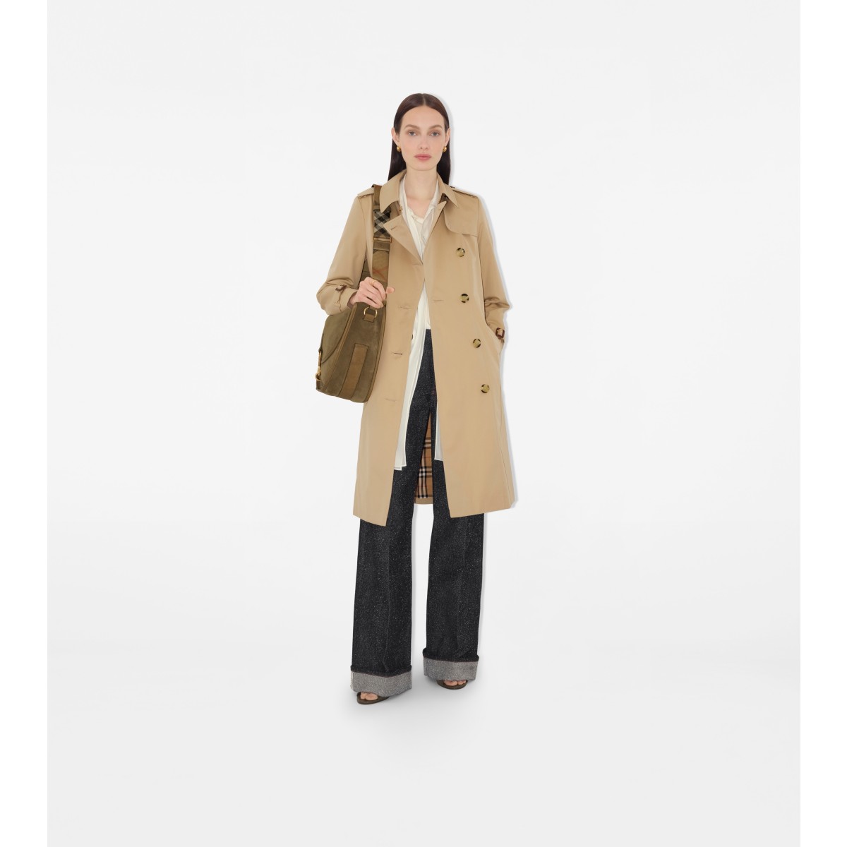  Check Long Chelsea Heritage Trench Coat