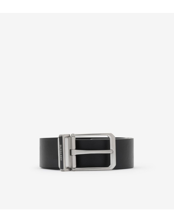Reversible Leather Enamel Logo Belt