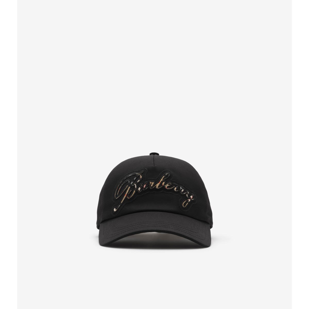  Check Cursive Logo Gabardine Baseball Cap
