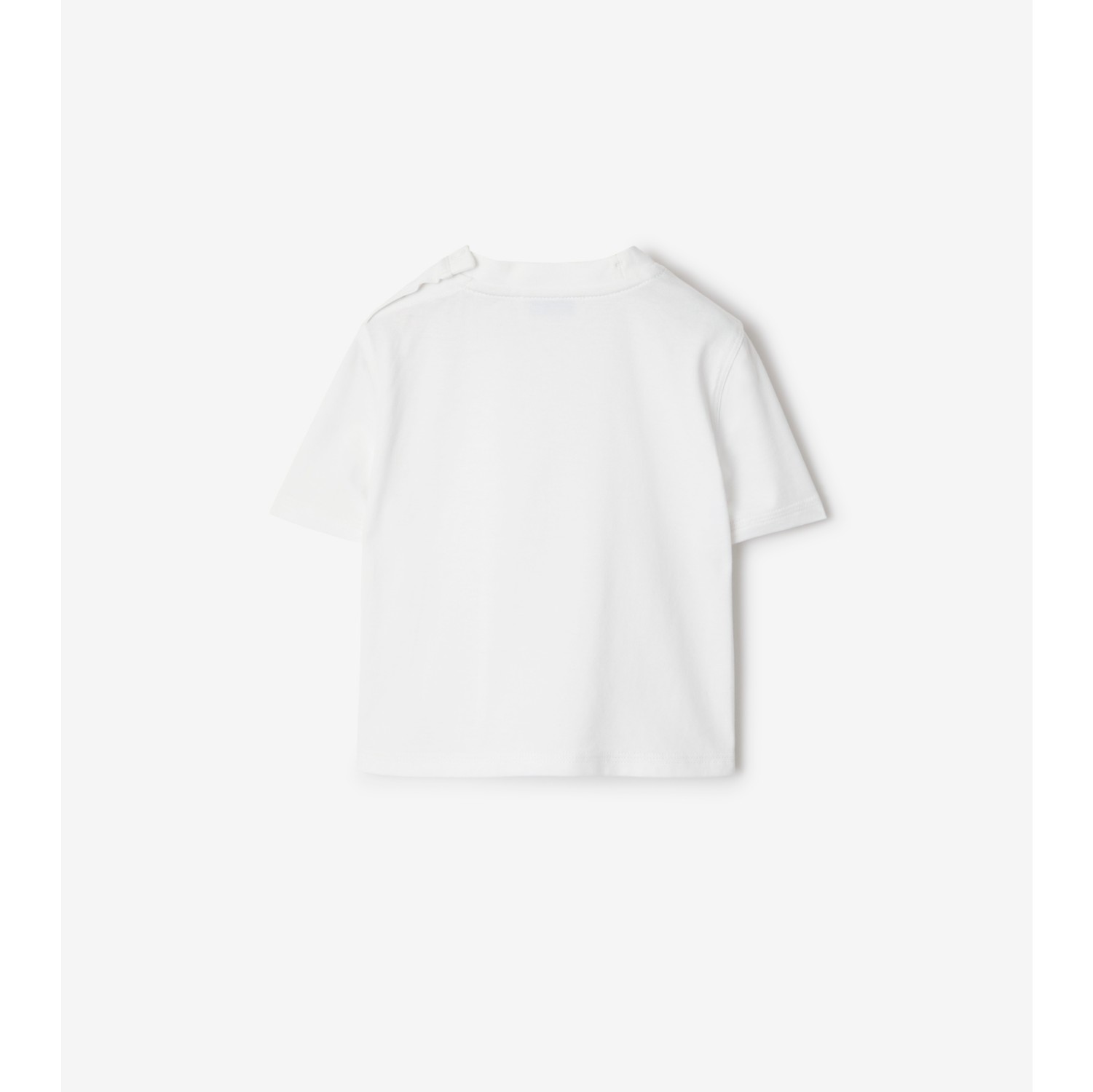 Check Label Cotton T-shirt