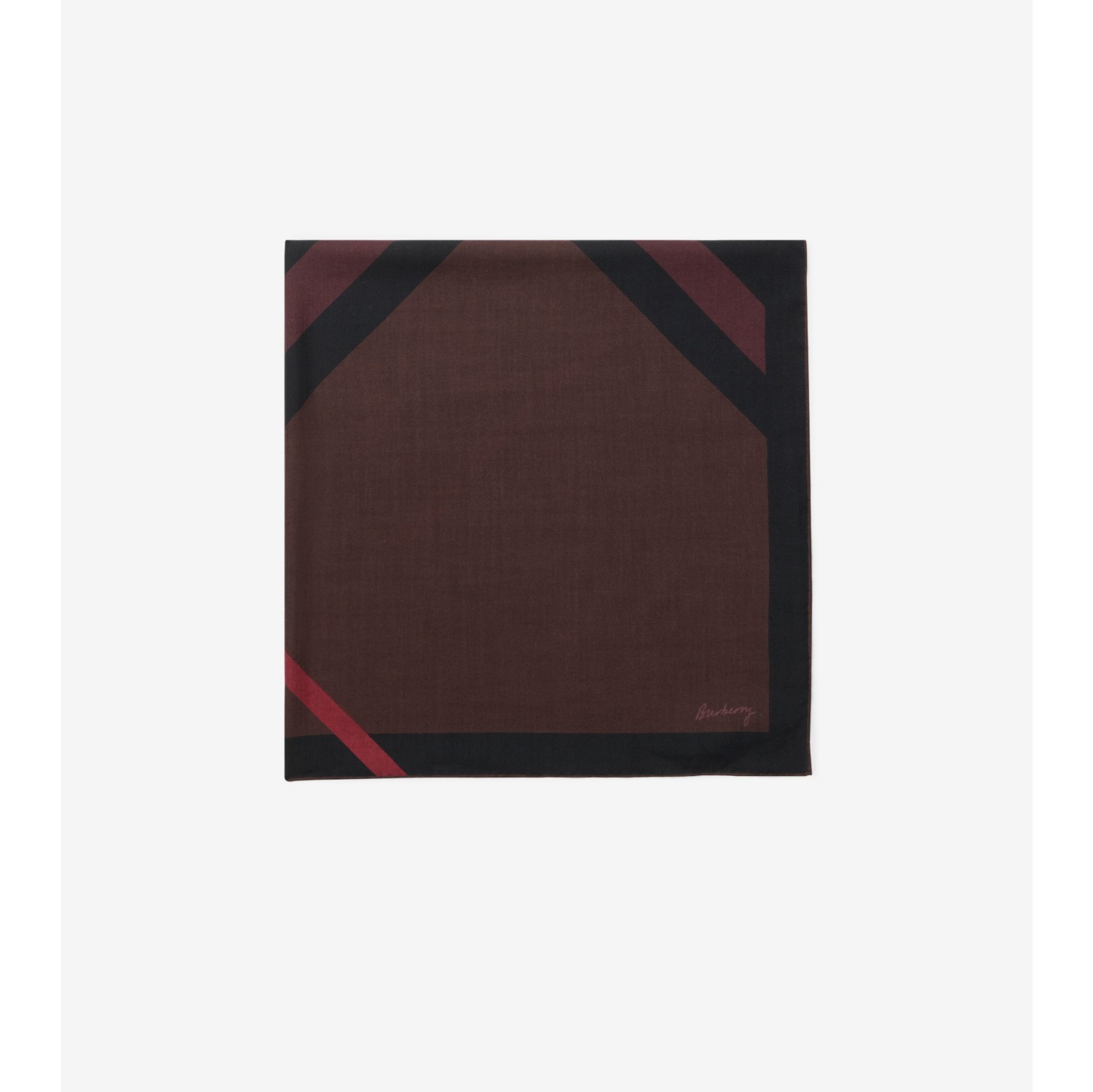 Check Cashmere Silk Scarf