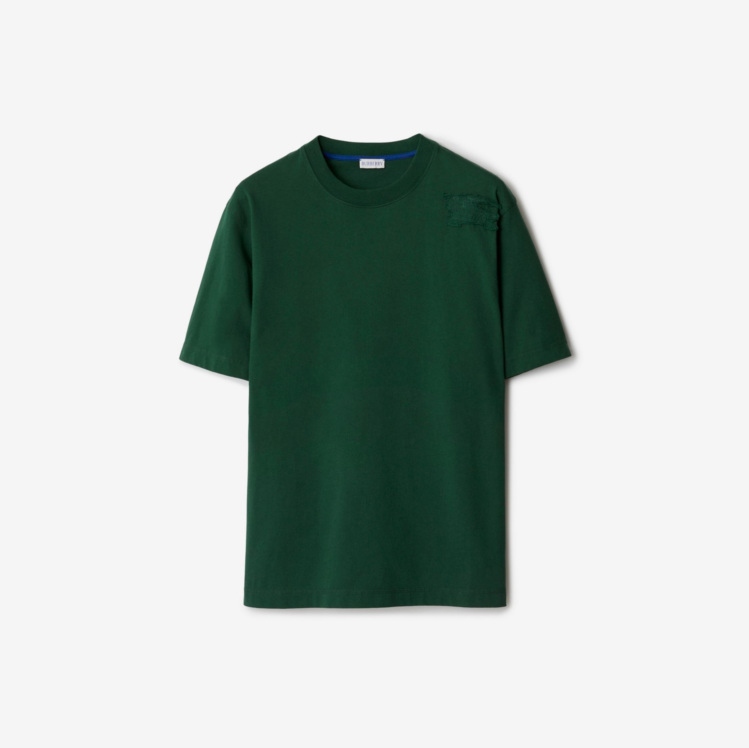 Cotton T-shirt in Ivy - Men | Burberry® Official