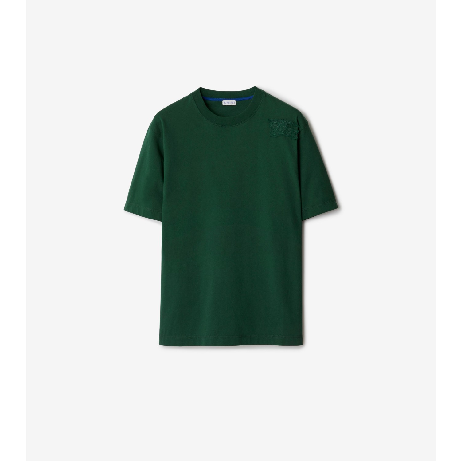 Cotton T-shirt in Ivy - Men | Burberry® Official