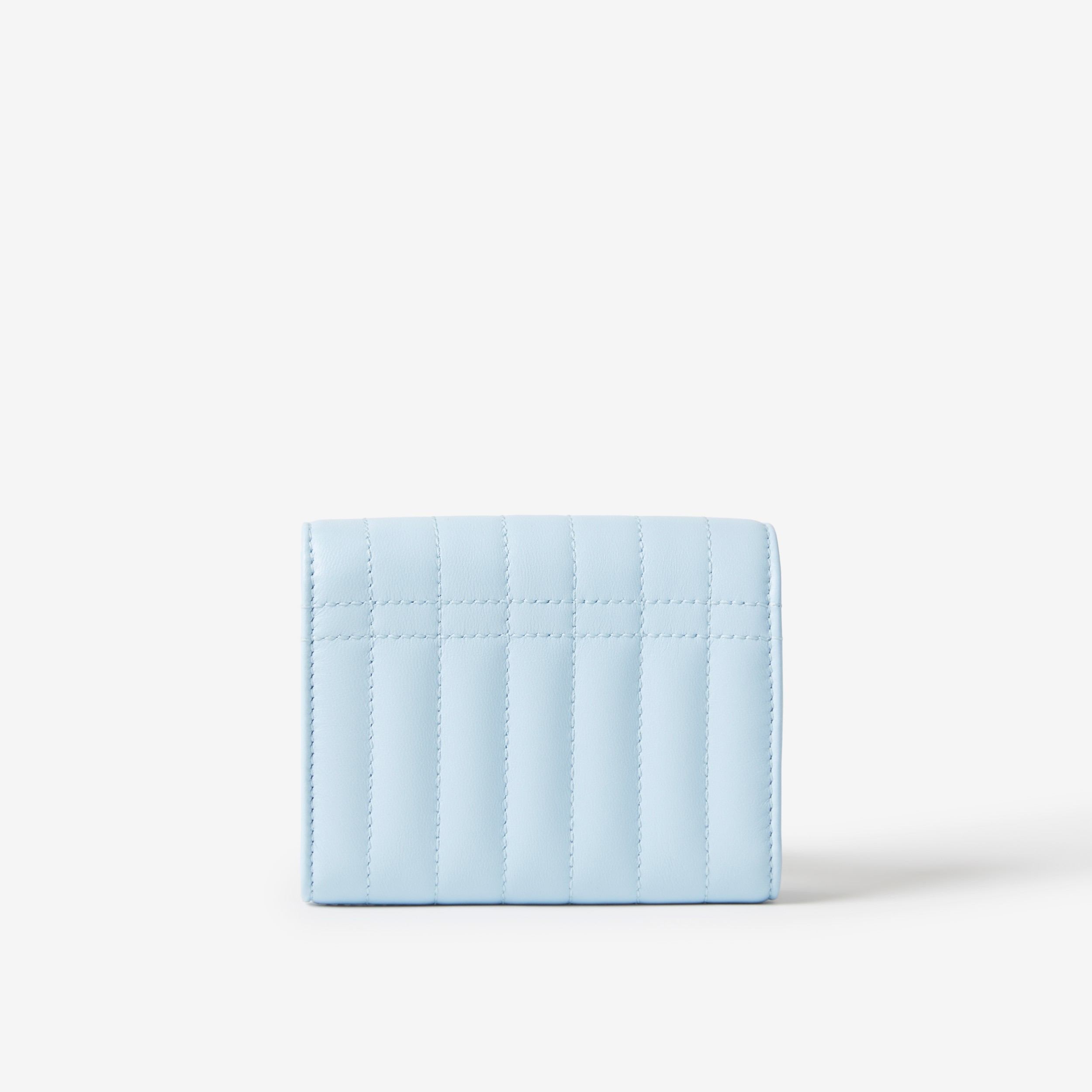 Quilted Leather Lola Card Case in Pale Blue - Women | Burberry® Official