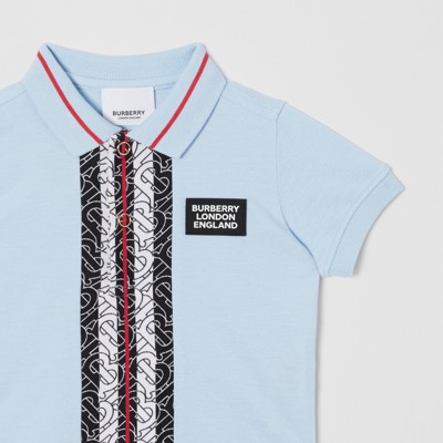 baby blue burberry shirt