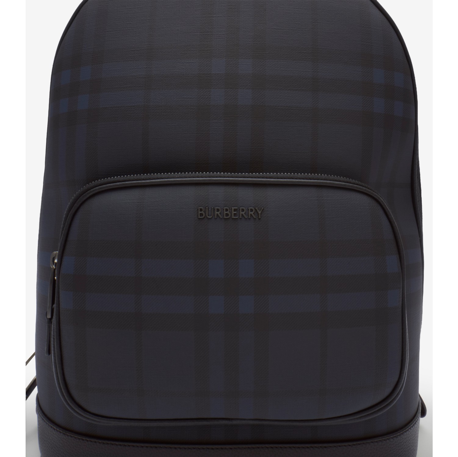 City Check Backpack in Navy - Men, Technical, Cotton | Burberry® Official