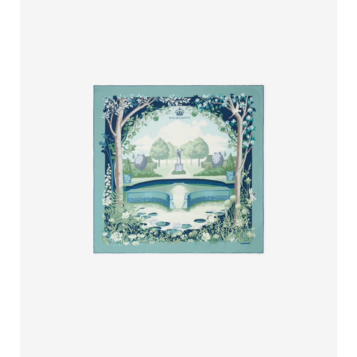 Teal Arches Kitchen Towel