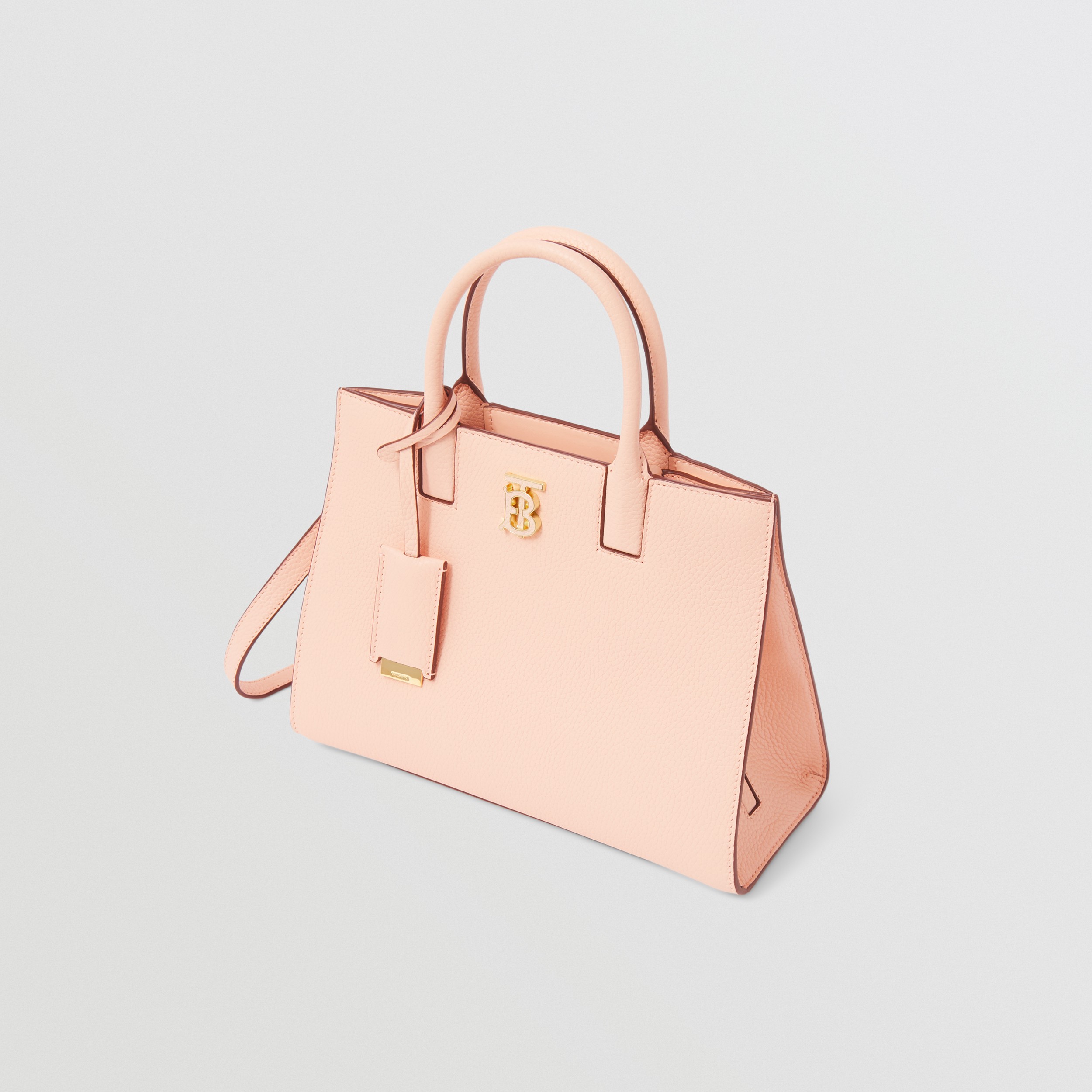 Mini Leather Frances Bag in Peach Pink - Women | Burberry® Official - 4