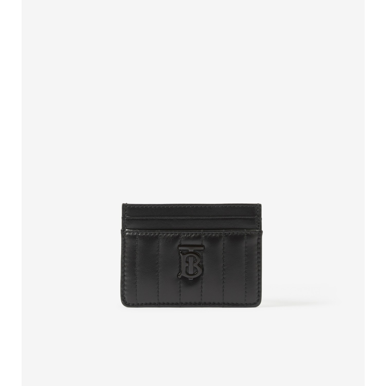 New Burberry Black Lola Quilted Leather Card Holder Wallet For Sale at  1stDibs