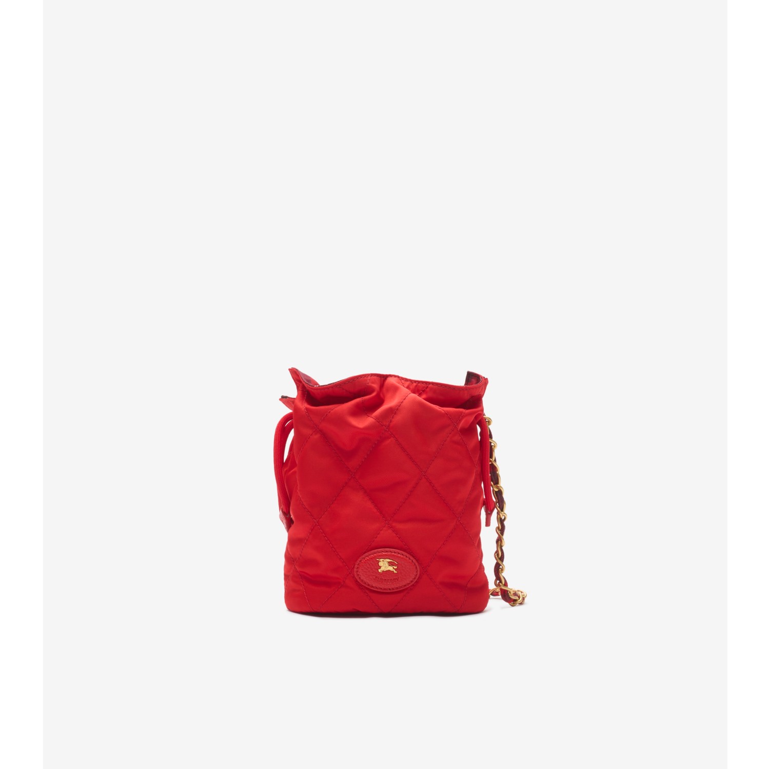 Burberry チェック柄 チェーン ポーチ チェック ベイビー チェンジングポーチ (ペールストーン