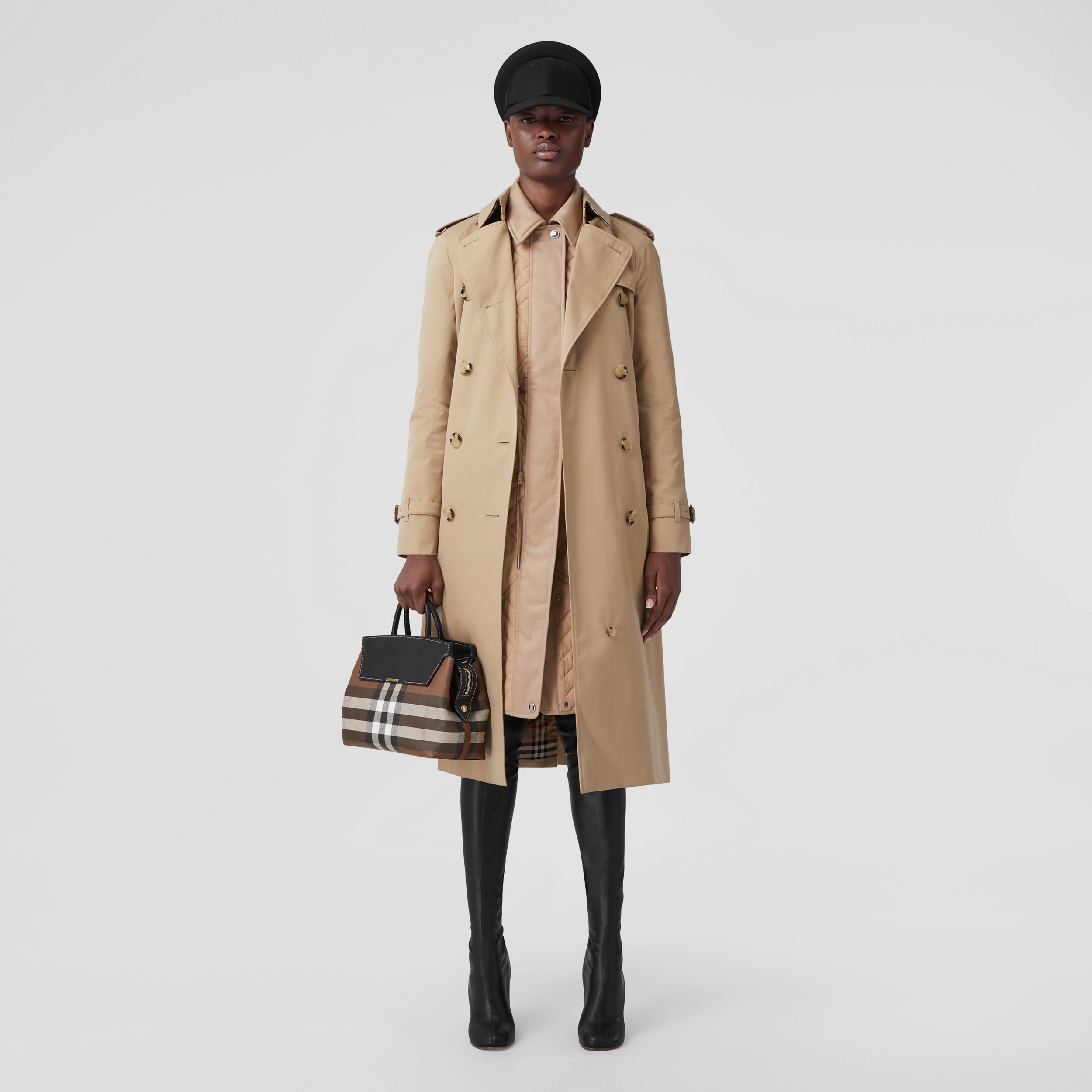 Trench coat Heritage Waterloo lungo (Miele) - Donna | Sito ufficiale Burberry® - 1