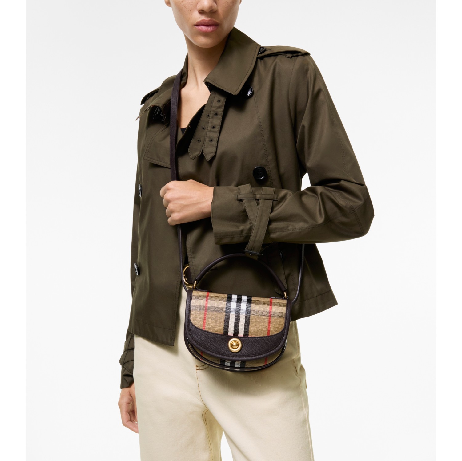 Mini Highlands Bag​ in Sand beige - Women, Cotton, Linen