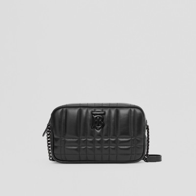 Burberry Quilted Leather Small Lola Camera Bag In Black | ModeSens