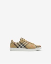 Check Burberry Sneakers in colour Sand