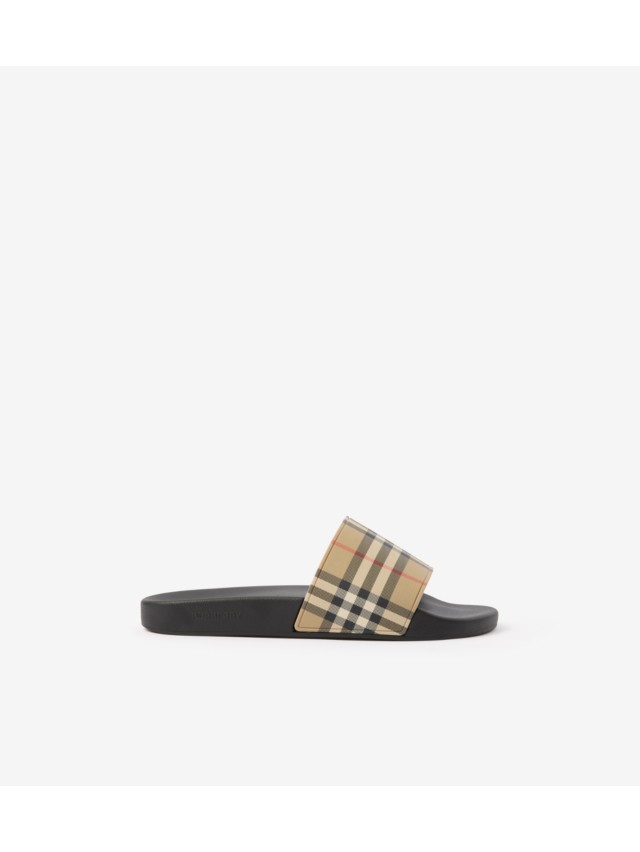 サンダル Burberry FW25 Loafers & Slippers (8085695) Burberry Cobble Loafers | Black | FARFETCH