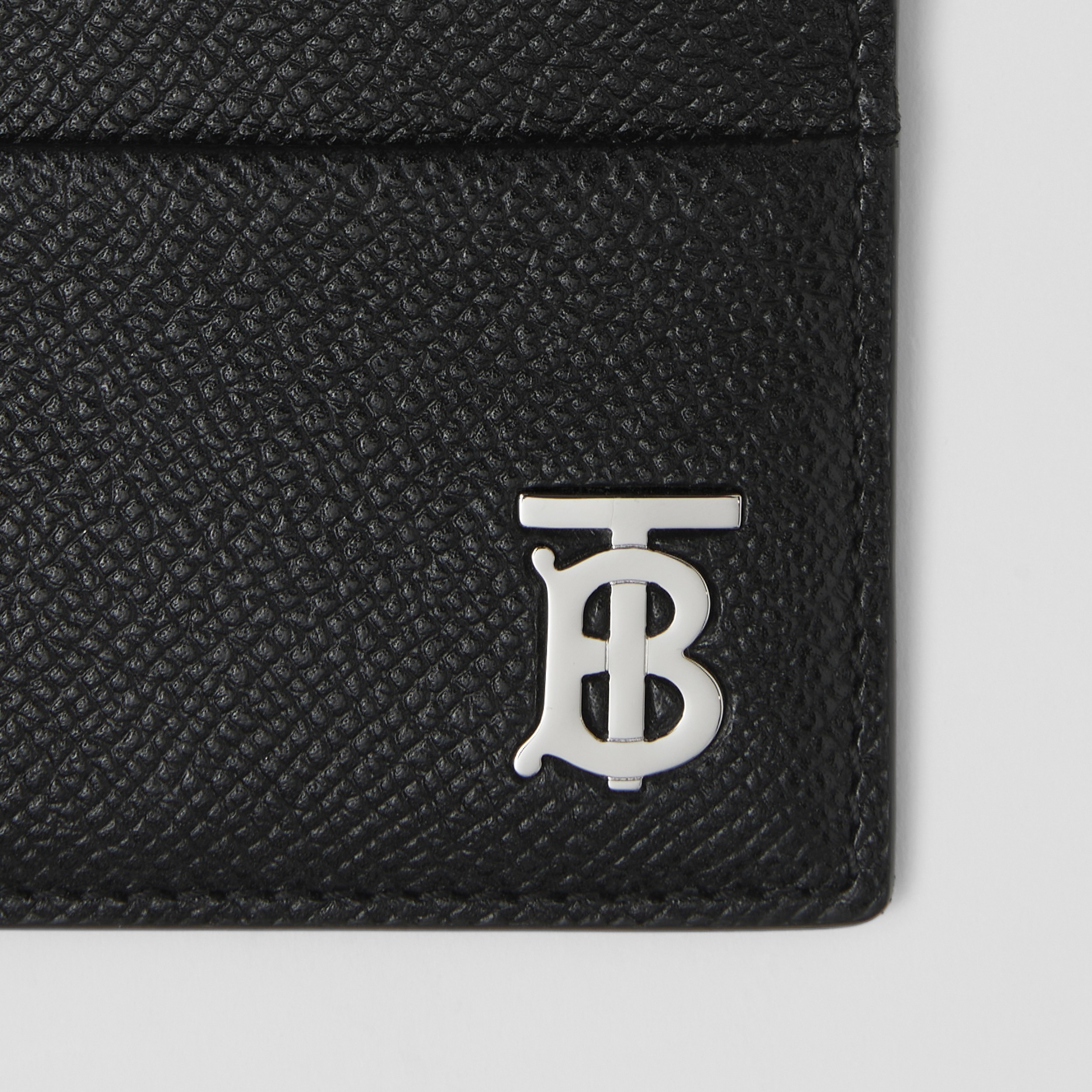 Grainy Leather TB Card Case in Black - Men | Burberry® Official - 2