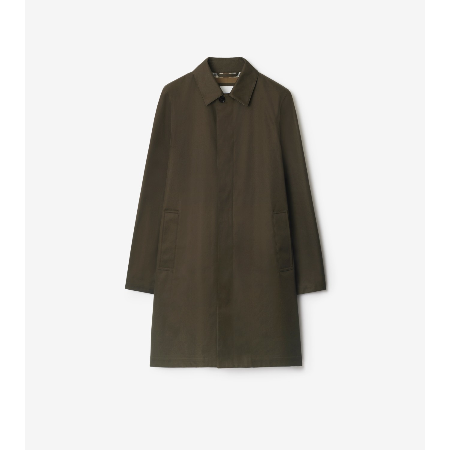Mid-length Bonded Gabardine Car Coat
