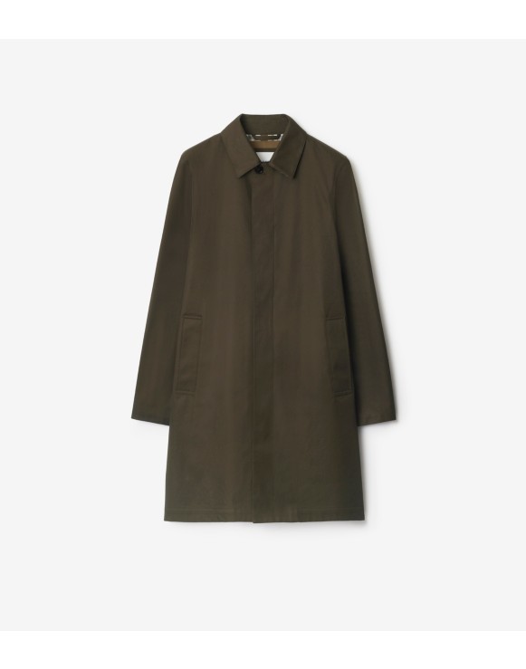 Mid-length Bonded Gabardine Car Coat