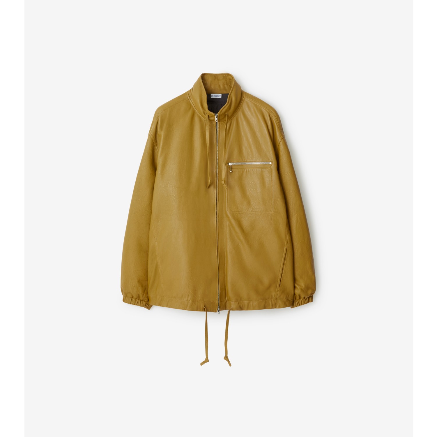 パディッド レザージャケット (シロップ) - メンズ | Burberry®公式サイト