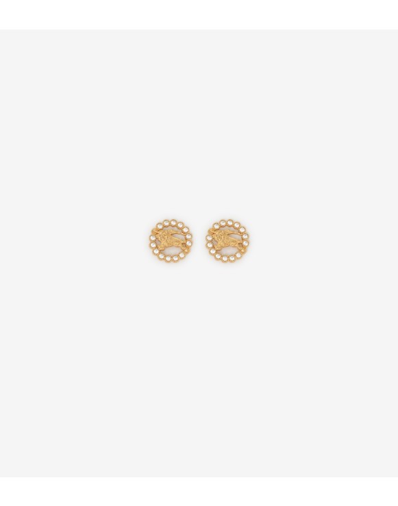 Knight Pavé Stud Earrings​
