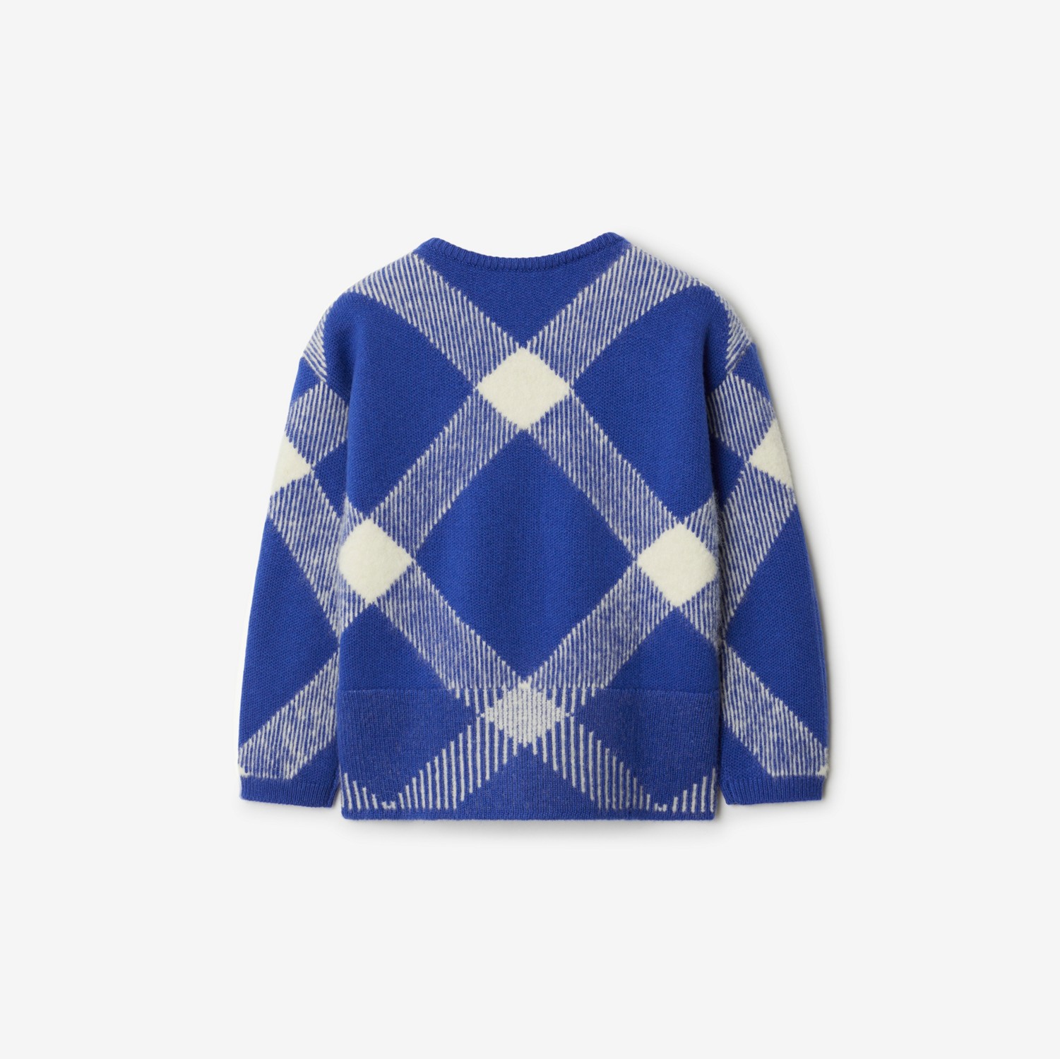 チェック ウールブレンド カーディガン (ナイト) | Burberry チェック ウールブレンド カーディガン (ナイト) | Burberry