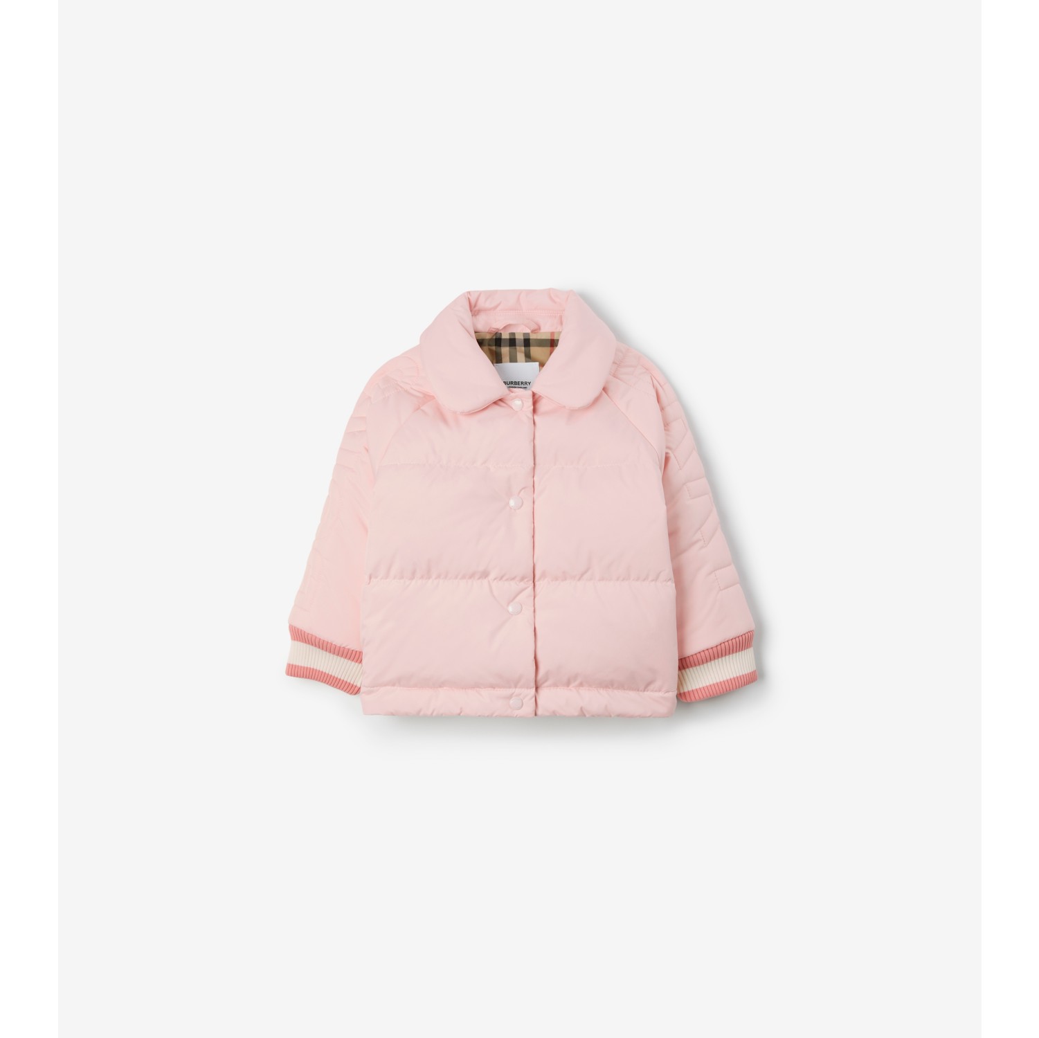 Pink burberry shop jacket