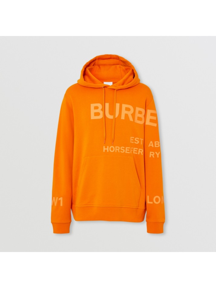 horseferry 印花棉质连帽衫