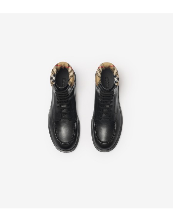 Leather Rogue Combat Boots
