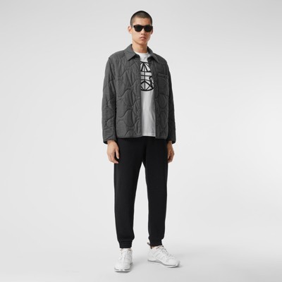 mens cotton quilted jacket