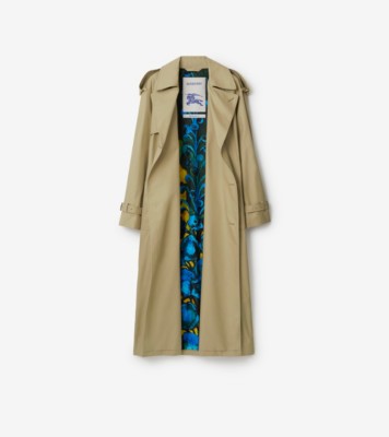 Green Burberry Trench Coat