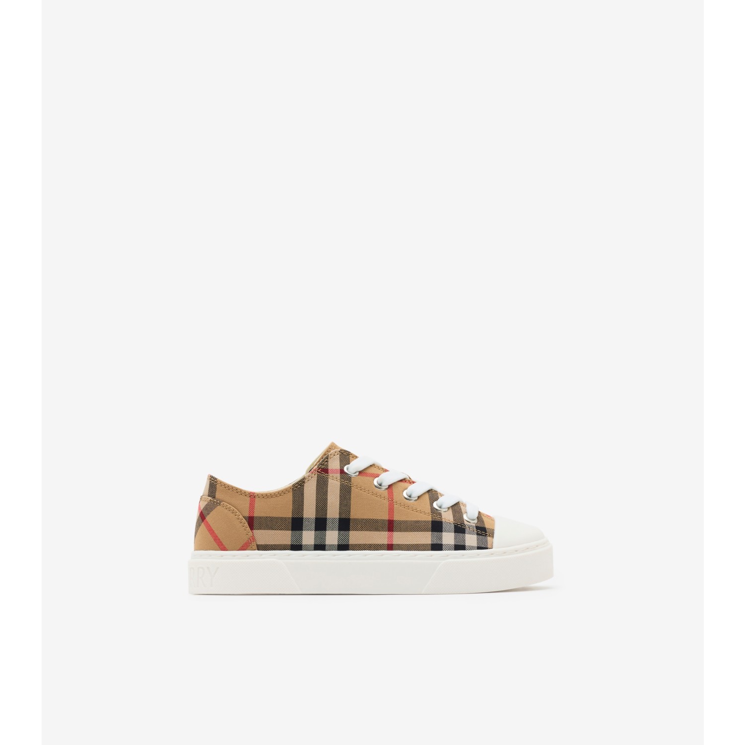 Baumwollsneaker in Check