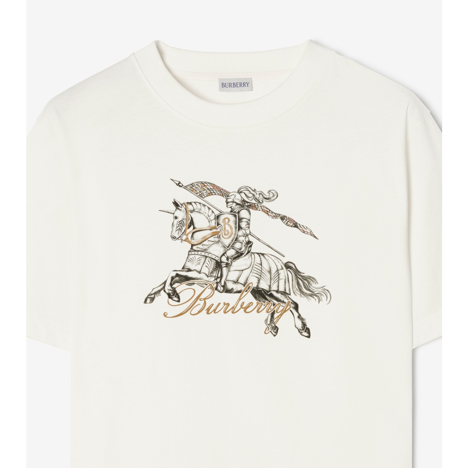 エッチドナイト コットンTシャツ (チョークホワイト) - メンズ