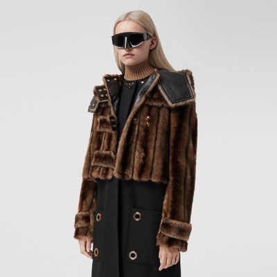 burberry shearling jacket