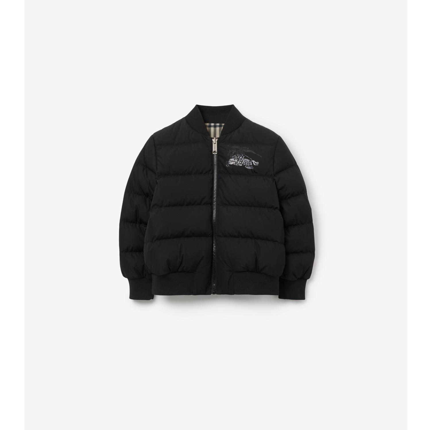 Coat with Reversible Warmer in Black Burberry® Official