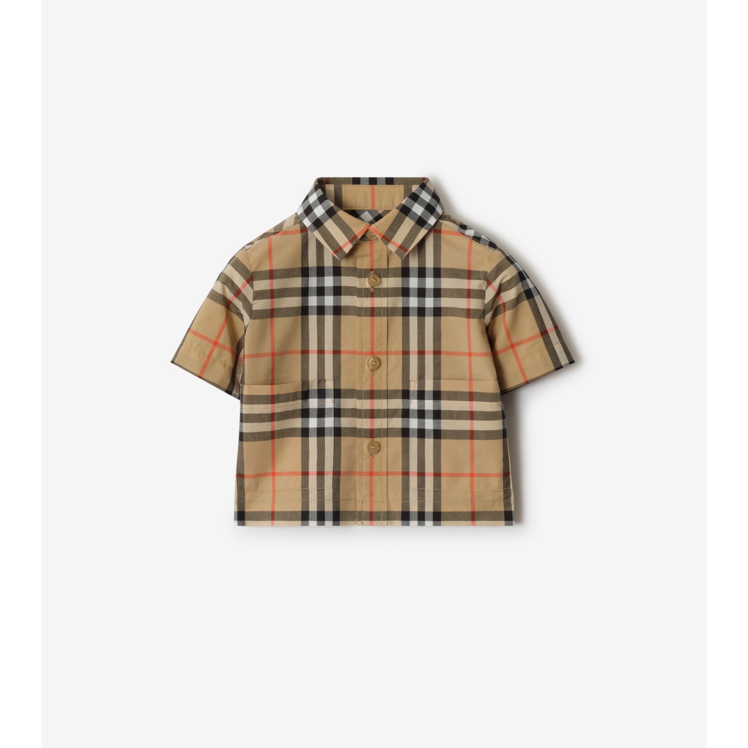 Check Cotton Two-piece Set