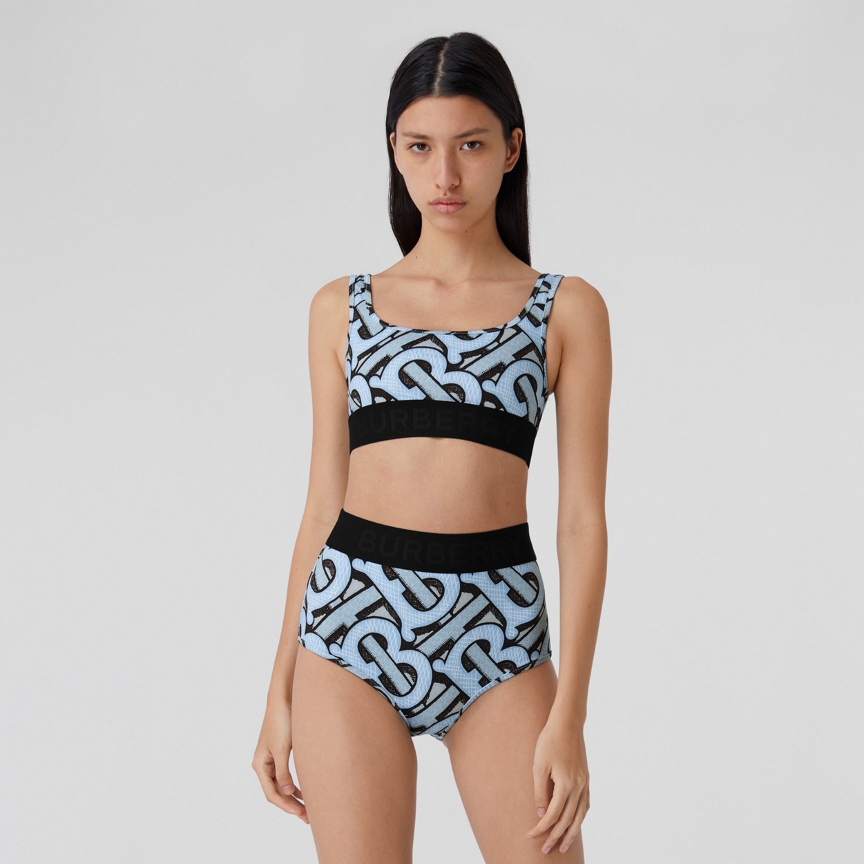 Monogram Print Bikini by Burberry, available on burberry.com for EUR450 Kendall Jenner Top SIMILAR PRODUCT