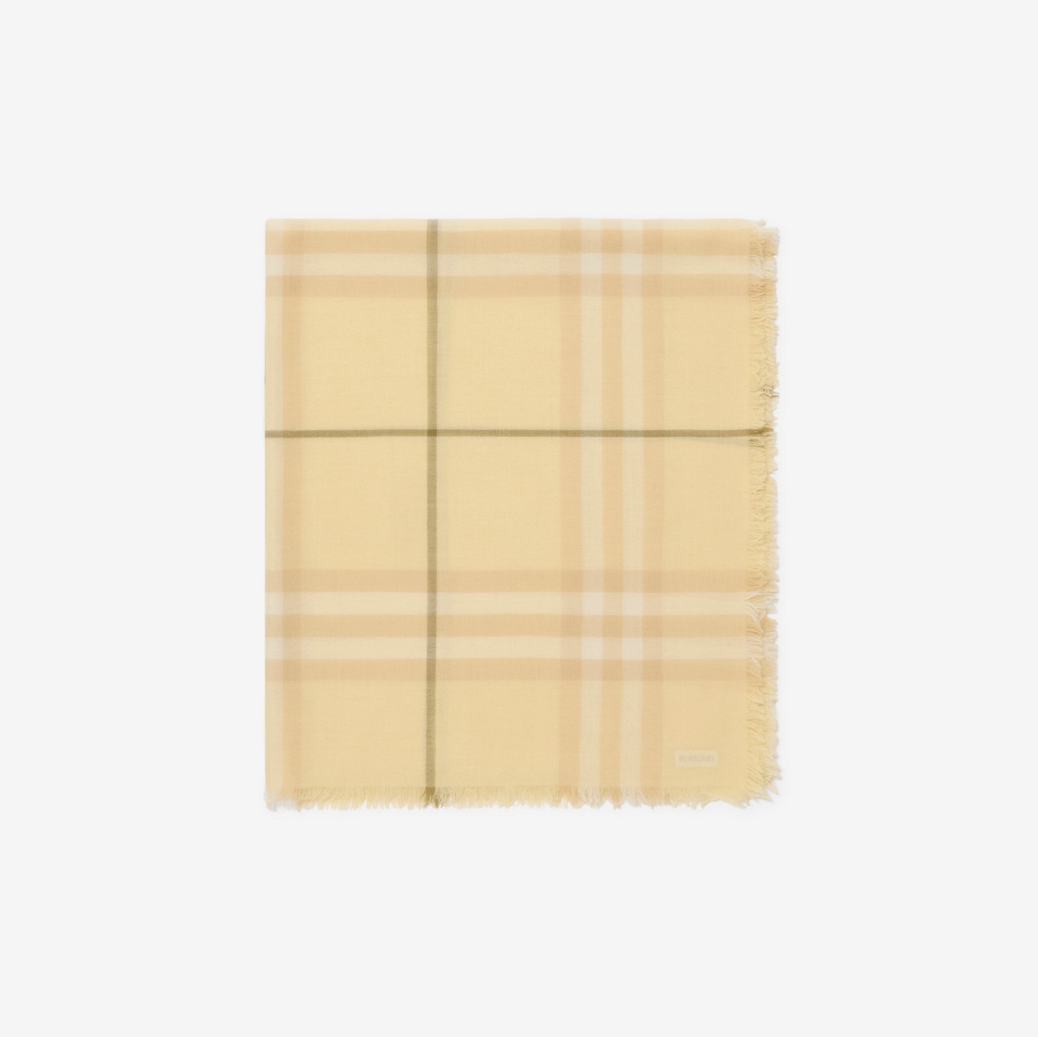 ワイド チェック ウールスカーフ (バフ) | Burberry®公式サイト ワイド チェック ウールスカーフ (バフ) | Burberry®公式サイト