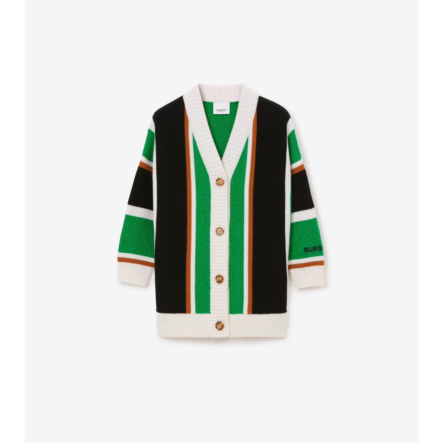 Burberry cheap striped cardigan