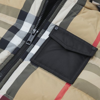 burberry reversible recycled nylon puffer jacket