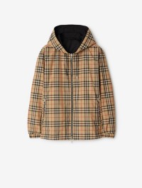 Reversible Check Jacket in colour Sand