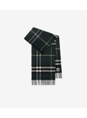 ✨BURBERRY プレステージコレクション チェック 絹 カシミア マキシ丈 チェック カシミア ハッピースカーフ (サンドベージュ) | Burberry