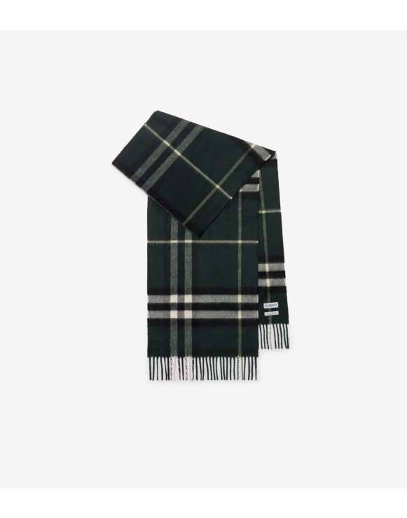 Check Cashmere Scarf