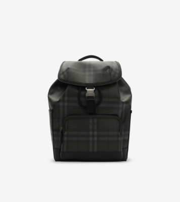 City Check Clip Backpack Iron Cotton Technical ®