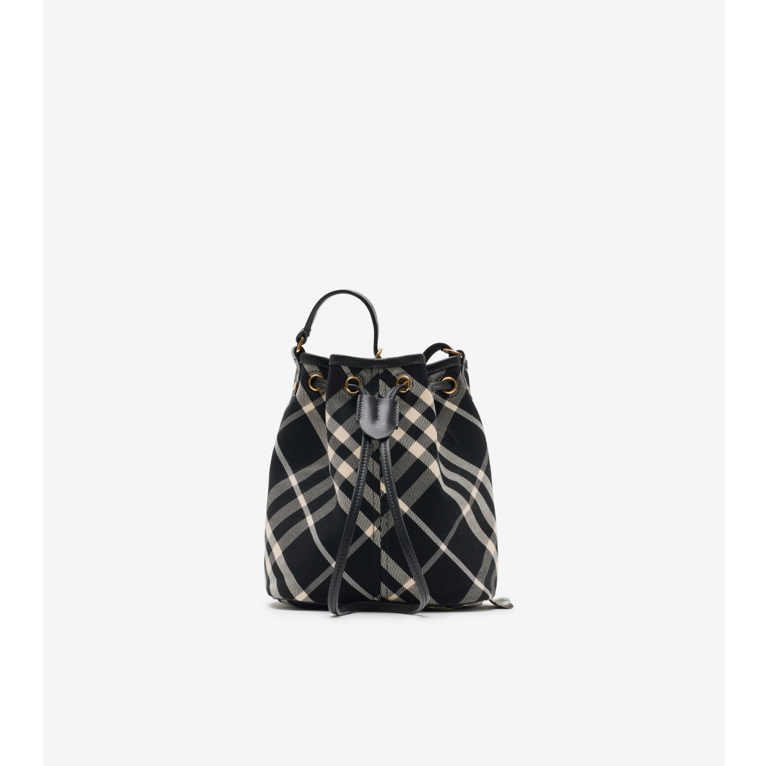 Mini Check Bucket Bag