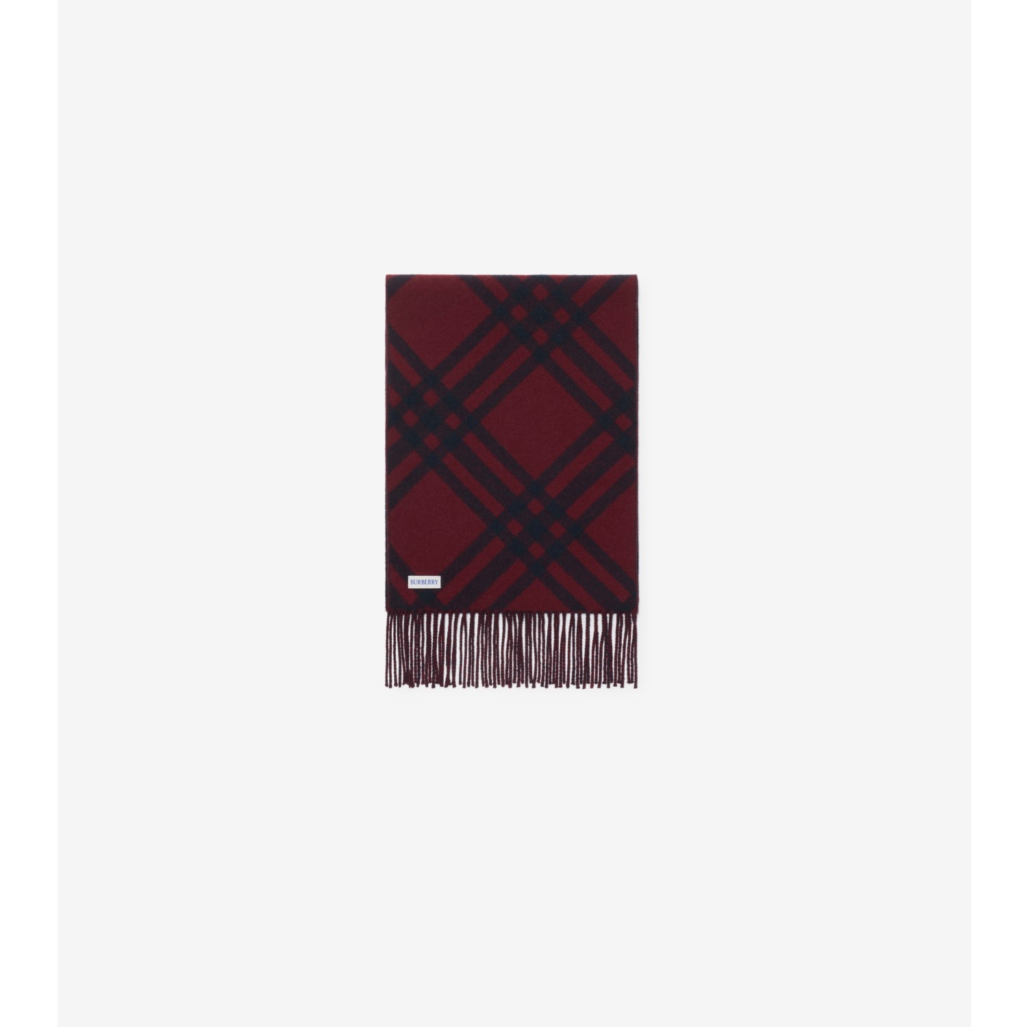 Check Cashmere Scarf